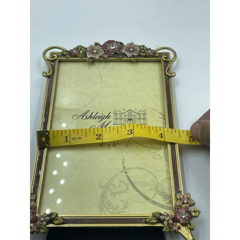 Vintage 4x6 Picture Frame Bundle - Ashleigh Manor Floral & Pewter Friends